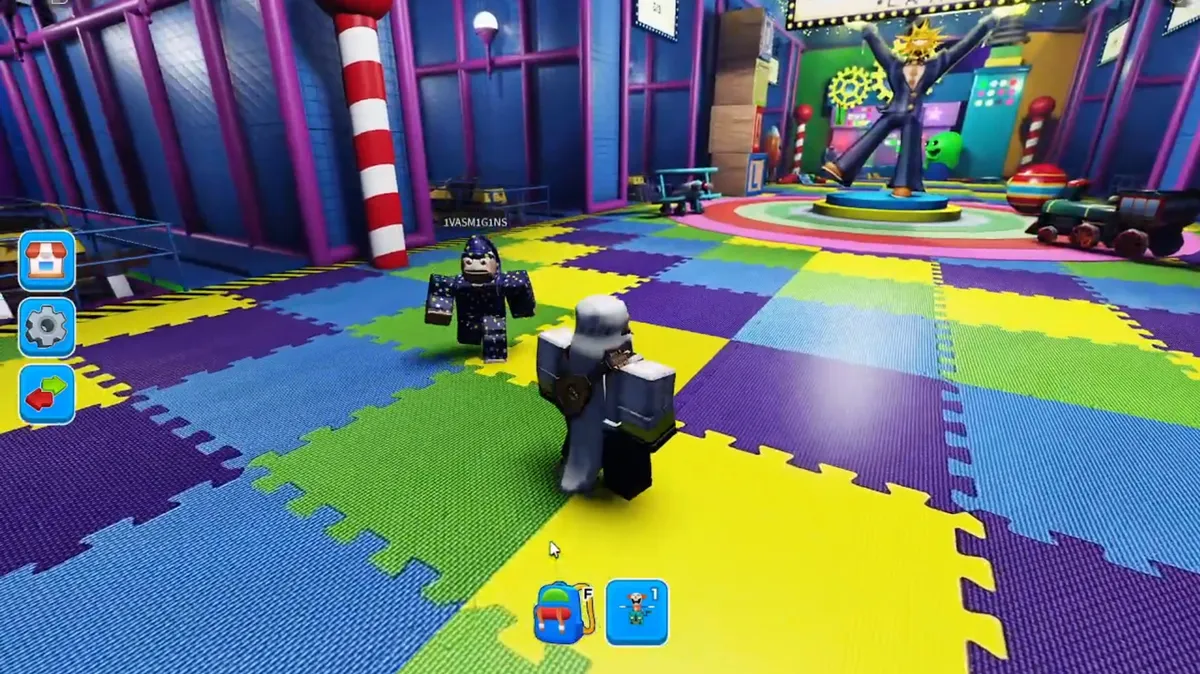 Party of players Wonderland Roblox lobby
